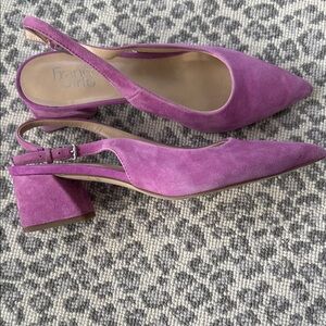 Franco Sarto Women's 8.5 Block Heel Slingbacks